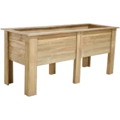 Forest Garden Wooden Deep Root Planter - 1.8m