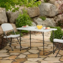 Lifetime Seasonal Party Trestle Folding Table - 1.22m / 4ft -Deals A Sunlit Garden Store 12813151 7144913634531594