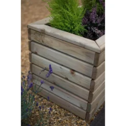 Forest Garden Wooden Linear Double Planter -Deals A Sunlit Garden Store 12814339 1294832957372718