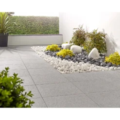 Stylish Stone Granite Paving 400 X 400mm - Dark Grey (Full Pack) 9 Stylish Stone Granite Paving 400 X 400mm - Dark Grey (Full Pack) -Deals A Sunlit Garden Store 12814778 1174845714423234