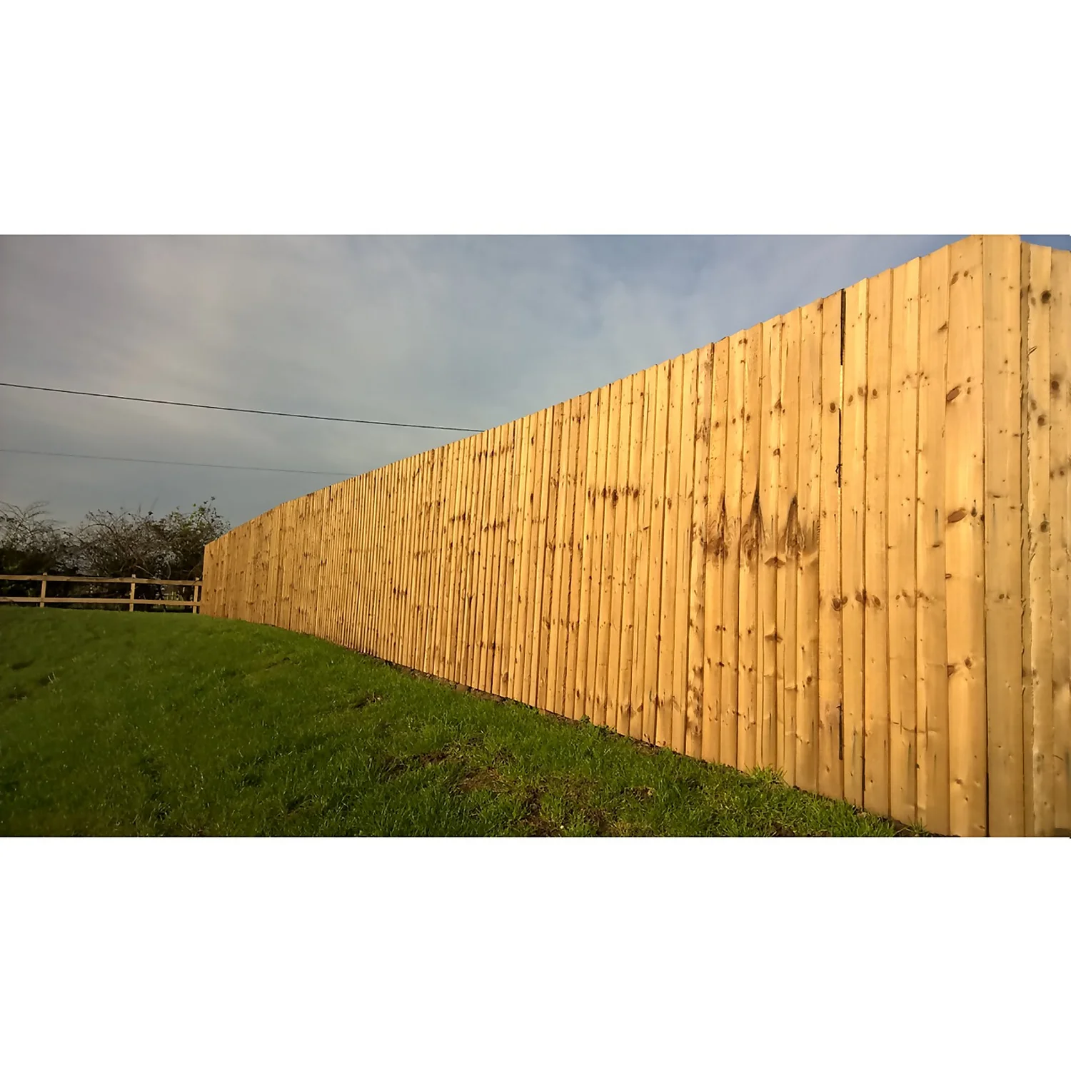 Metsa Feather Edge Fence Board Green Wood Fencing Slat 1.8m (11mm X 125mm X 1800mm) - Pack Of 8 3 Metsa Feather Edge Fence Board Green Wood Fencing Slat 1.8m (11mm X 125mm X 1800mm) - Pack Of 8 - Image 3