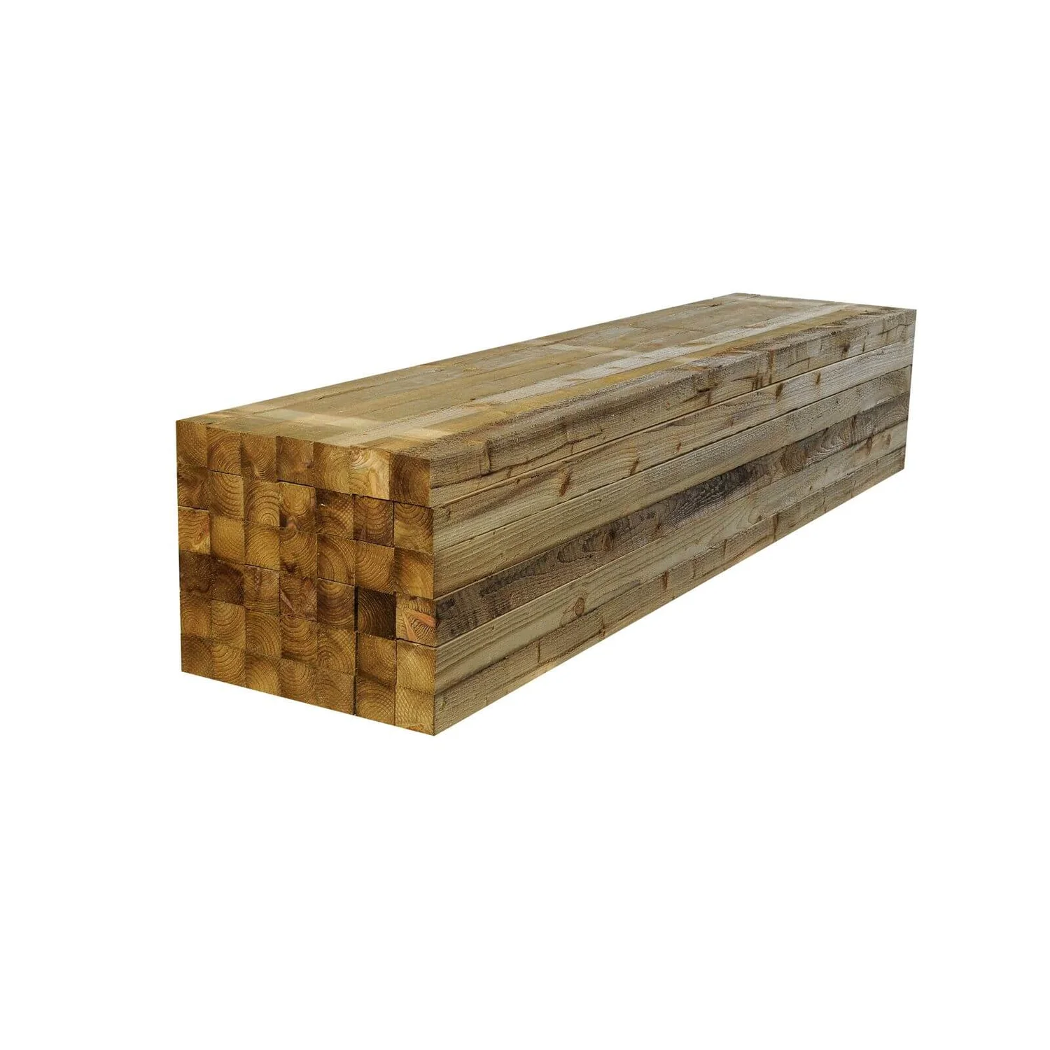 Metsa Fence Post Incised Green Wood Fencing Support 2.4m (100 X 100 X 2400mm) 2 Metsa Fence Post Incised Green Wood Fencing Support 2.4m (100 X 100 X 2400mm) - Image 2