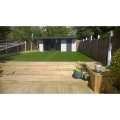 Nomow 28mm Garden Grass Artificial Grass Roll - 4m Width -Deals A Sunlit Garden Store 12816261 1854832979881709