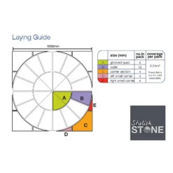 Stylish Stone Belfrey 1.8m Squaring Off Kit - Autumn Brown -Deals A Sunlit Garden Store 12816749 6544957340715993