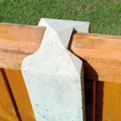 Forest Lightweight Concrete Fence Posts 2.36m (2360 X 84 X 106mm) - Pack Of 5