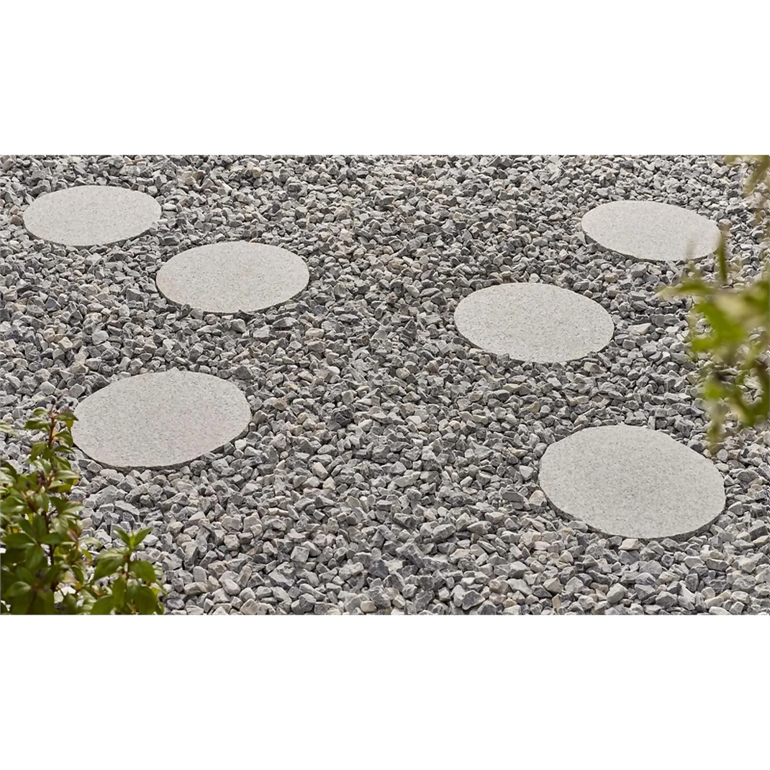 Stylish Stone Granite Stepping Stone 300mm - Light Grey 2 Stylish Stone Granite Stepping Stone 300mm - Light Grey - Image 2