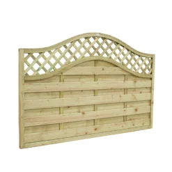 Forest Prague Fence Panel - 4ft - Pack Of 3 -Deals A Sunlit Garden Store 12823084 1404833217928529
