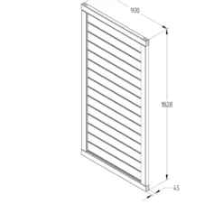 Horizontal Tongue & Groove Gate - 6ft -Deals A Sunlit Garden Store 12823706 1844833216582138