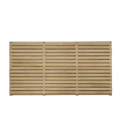 Forest Double Forest Slatted Fence Panel - 3ft - Pack Of 3 -Deals A Sunlit Garden Store 12824329 6254833216195360
