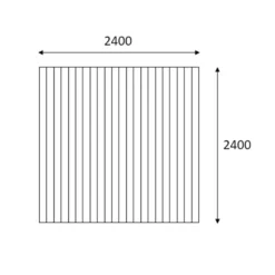 None Swift Deck Complete Decking Kit - 2.4 X 2.4m -Deals A Sunlit Garden Store 12826408 1904833221968833