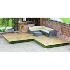 None Swift Deck Complete Decking Kit - Corner - 4.75 X 4.7m -Deals A Sunlit Garden Store 12826414 3554833224373447