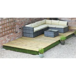 None Swift Deck Complete Decking Kit - 2.4 X 7.0m -Deals A Sunlit Garden Store 12826415 4694833223743267