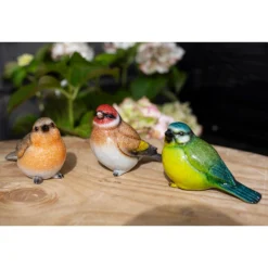None Resin Blue Tit, Chaffinch & Robin Birds -Deals A Sunlit Garden Store 12832873 7575025282540384