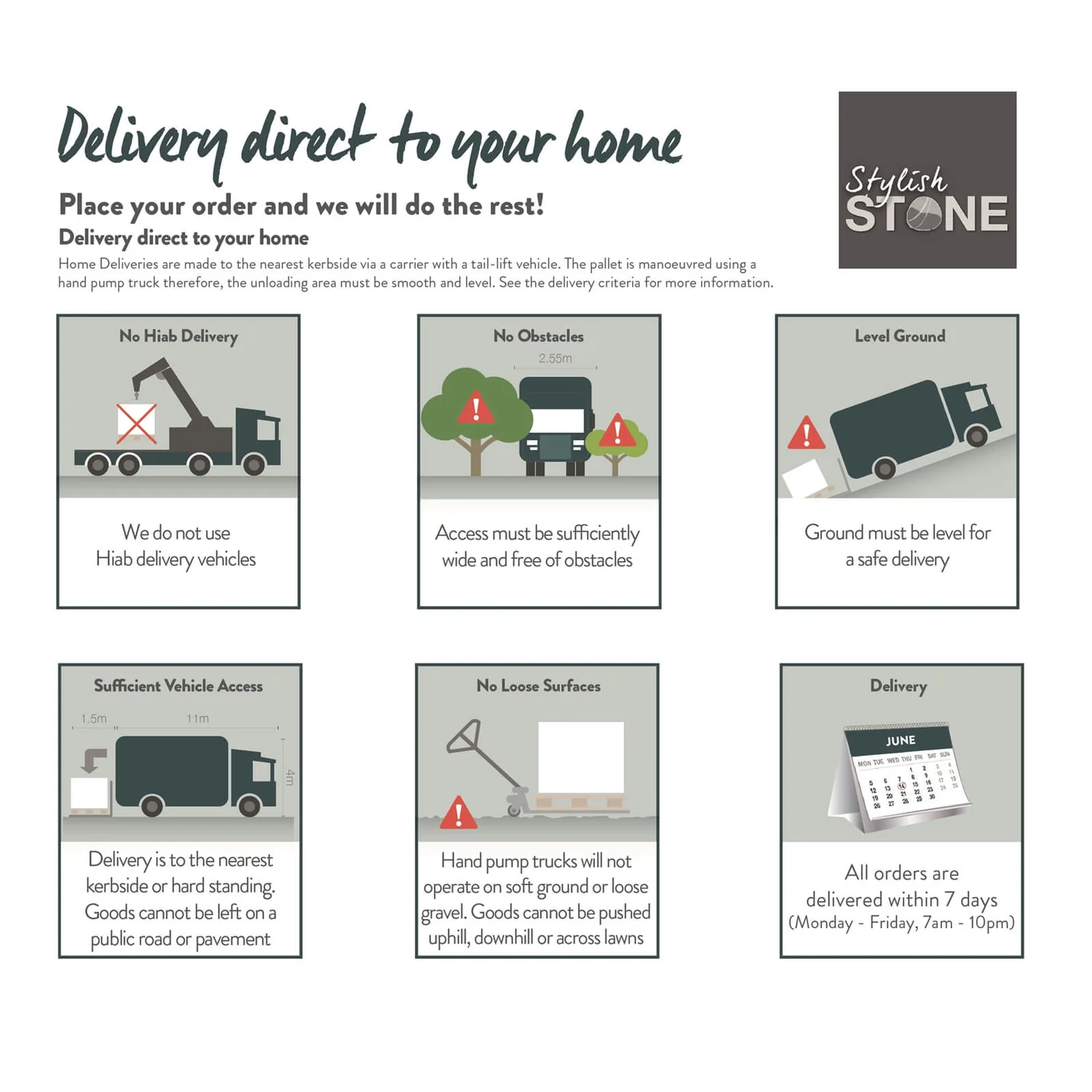 Granite Diamond Paving 450 X 450mm Light Grey (Full Pack) 5 Granite Diamond Paving 450 X 450mm Light Grey (Full Pack) - Image 5