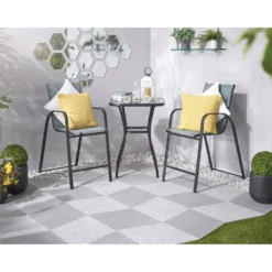 Granite Diamond Paving 450 X 450mm Dark Grey - Pack Of 78 -Deals A Sunlit Garden Store 12835394 1054832984254602