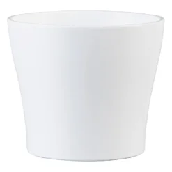 White Plant Pot - 17cm