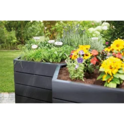 Garantia Ergo Raised Bed - Height 25cm -Deals A Sunlit Garden Store 12840522 2054833228095160