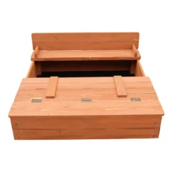 None Sand Pit With Seating And Cover -Deals A Sunlit Garden Store 12841983 1284833225893025