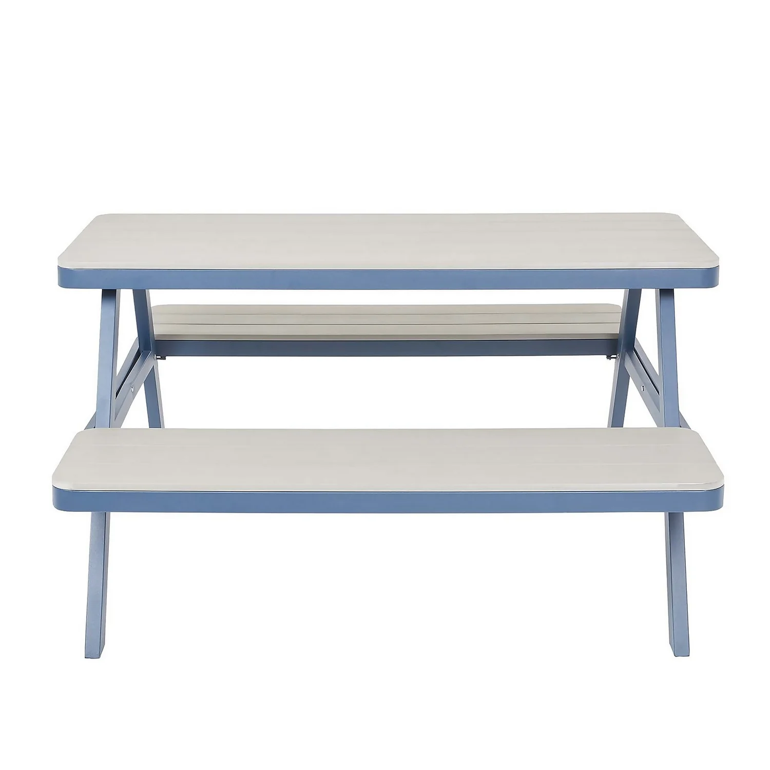 Picnic Bench - Navy & Grey 3 Picnic Bench - Navy & Grey - Image 3