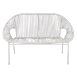 Homebase Acapulco 2 Seater Garden Bench - Grey -Deals A Sunlit Garden Store 12885516 3714843607975997