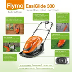 Flymo 1700W EasiGlide Electric Hover Lawn Mower - 30cm -Deals A Sunlit Garden Store 12885897 1864846118755047