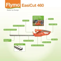 Flymo Easicut 460 Electric Hedge Trimmer - 45cm 11 Flymo Easicut 460 Electric Hedge Trimmer - 45cm -Deals A Sunlit Garden Store 12885913 5754843593157071