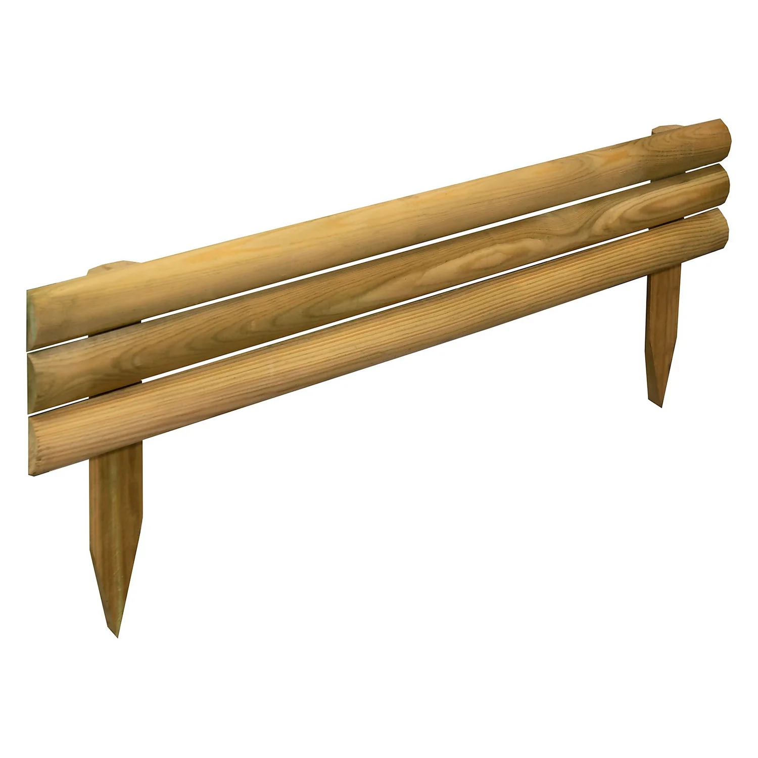 Forest Horizontal Log Garden Border Edging - 80cm 3 Forest Horizontal Log Garden Border Edging - 80cm - Image 3