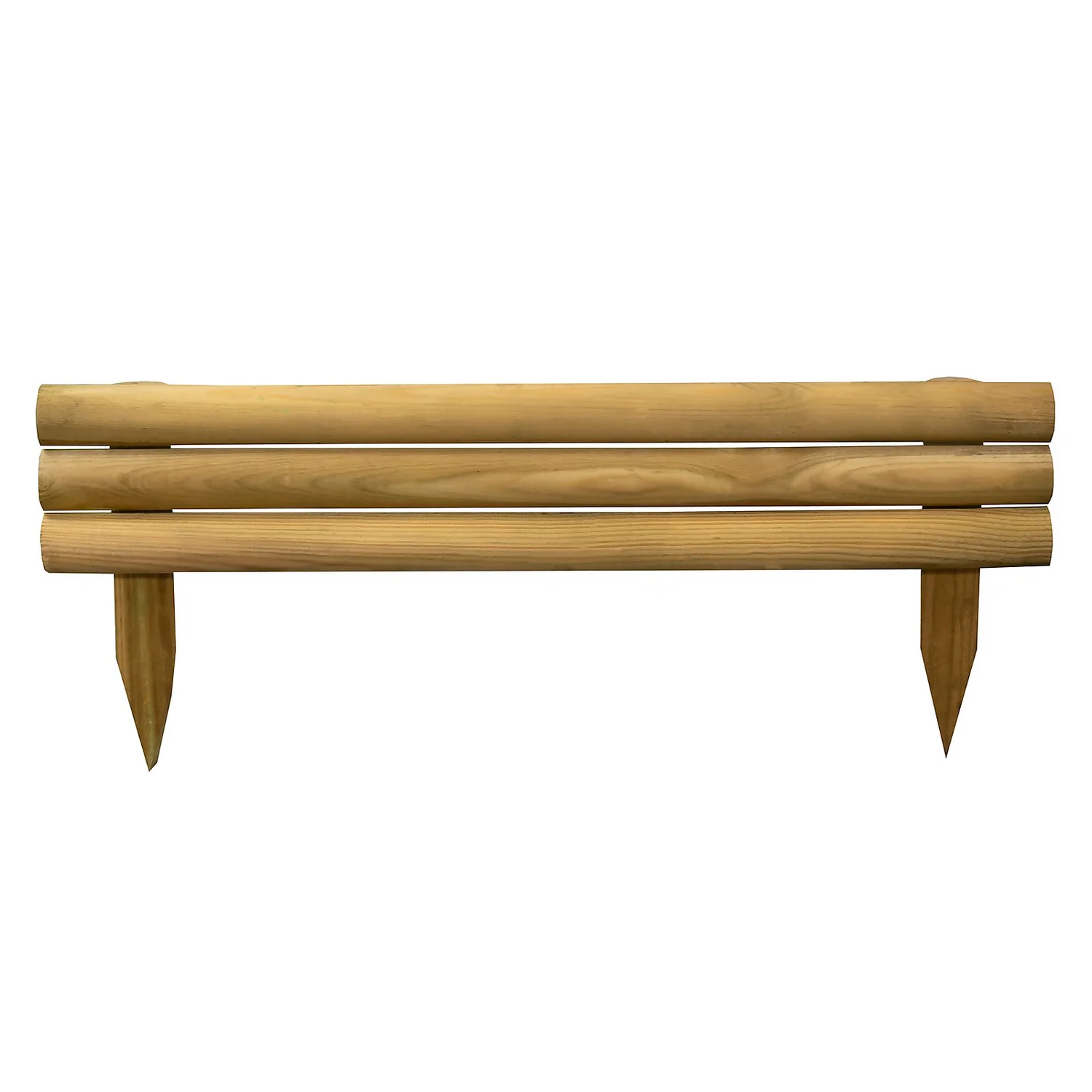 Forest Horizontal Log Garden Border Edging - 80cm 1 Forest Horizontal Log Garden Border Edging - 80cm