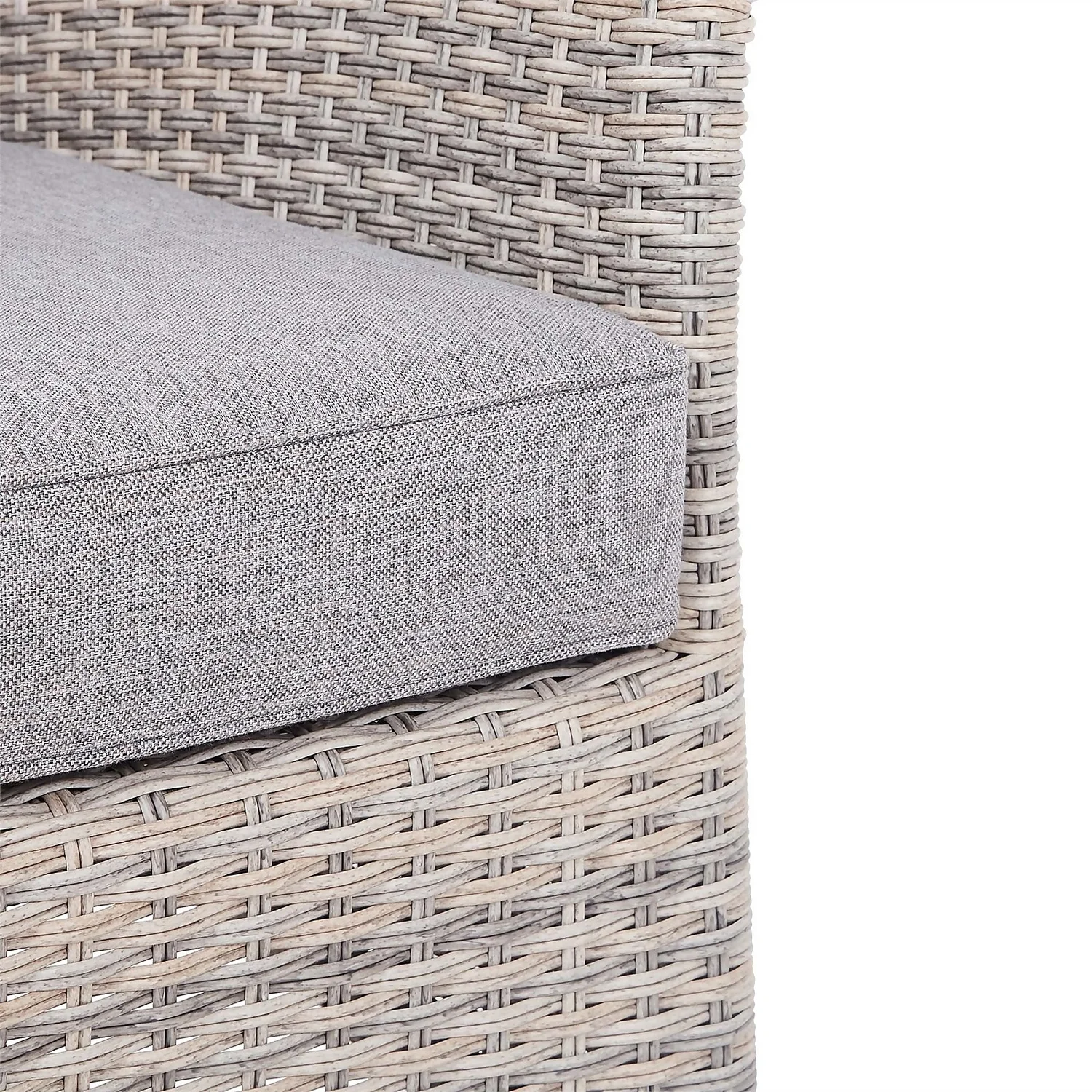 Florence 4 Seater Grey Rattan Garden Sofa Set 8 Florence 4 Seater Grey Rattan Garden Sofa Set - Image 8