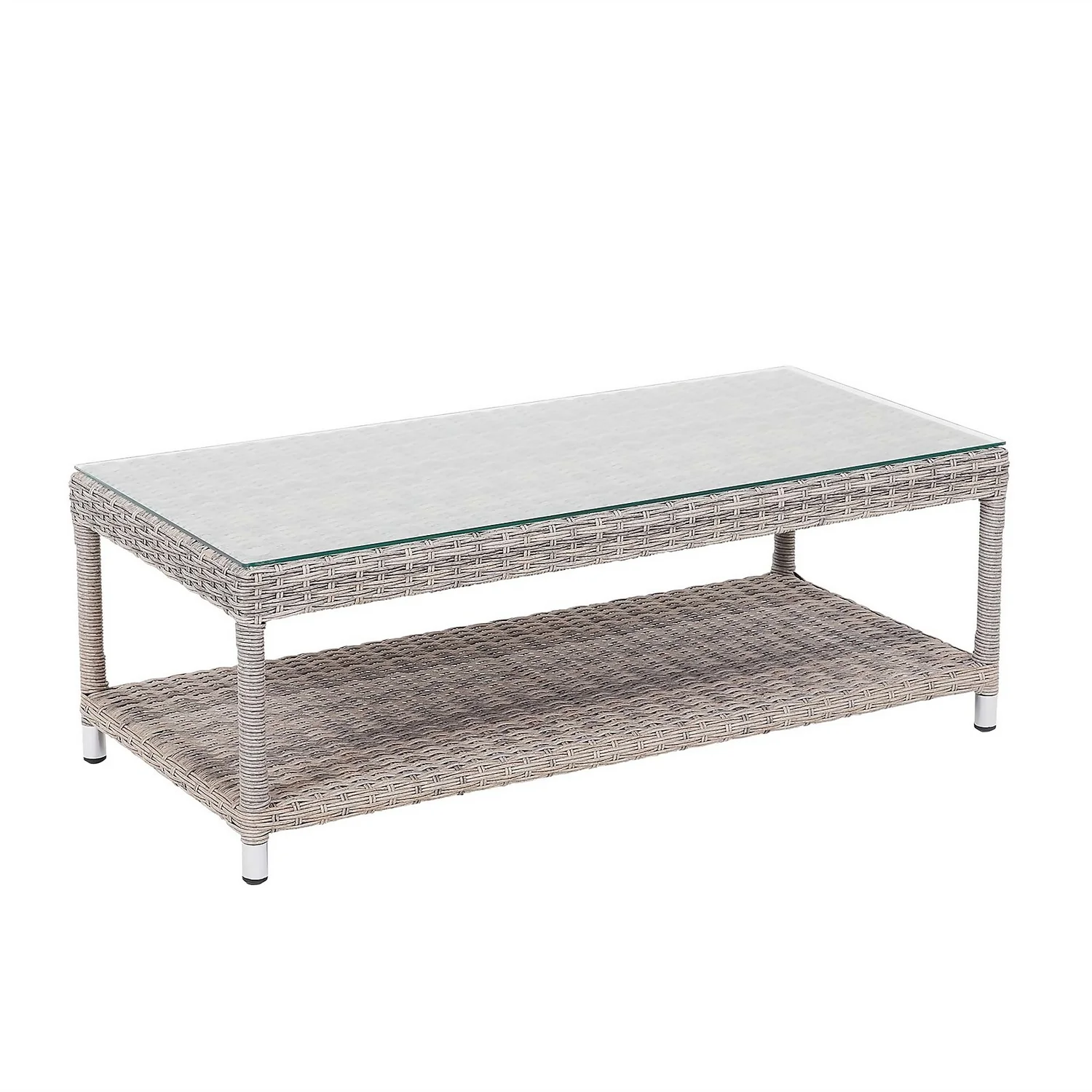 Florence 4 Seater Grey Rattan Garden Sofa Set 6 Florence 4 Seater Grey Rattan Garden Sofa Set - Image 6