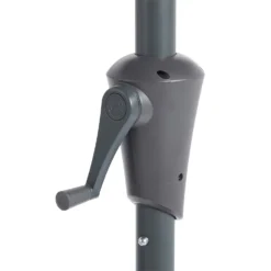 None 2.1m Crank & Tilt Parasol Dark Grey - Dia. 38mm -Deals A Sunlit Garden Store 12888560 1804843674218079