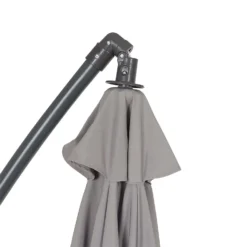 None 3m Overhanging Parasol - Light Grey 9 None 3m Overhanging Parasol - Light Grey -Deals A Sunlit Garden Store 12888566 7124966185535470