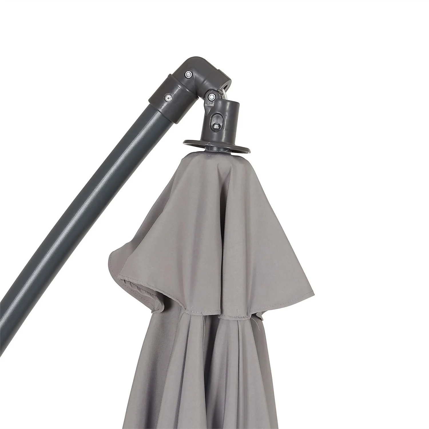None 3m Overhanging Parasol - Light Grey 4 None 3m Overhanging Parasol - Light Grey - Image 4