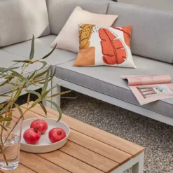 Spirit Metal Garden Corner Sofa Set - Grey -Deals A Sunlit Garden Store 12889918 1424846181006982