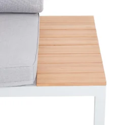 Spirit Metal Garden Corner Sofa Set - Grey -Deals A Sunlit Garden Store 12889918 2024846181086020