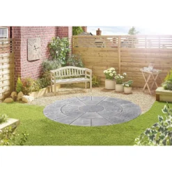 Stylish Stone Chantry Circle Kit 2.4m Graphite