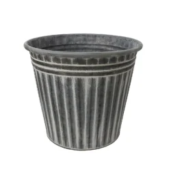 Vintage Metal Ribbed Cone - 37cm