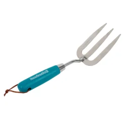 House Beautiful Stainless Steel Hand Fork With A Teal Painted Hardwood Handle -Deals A Sunlit Garden Store 13188707 3154928022220770