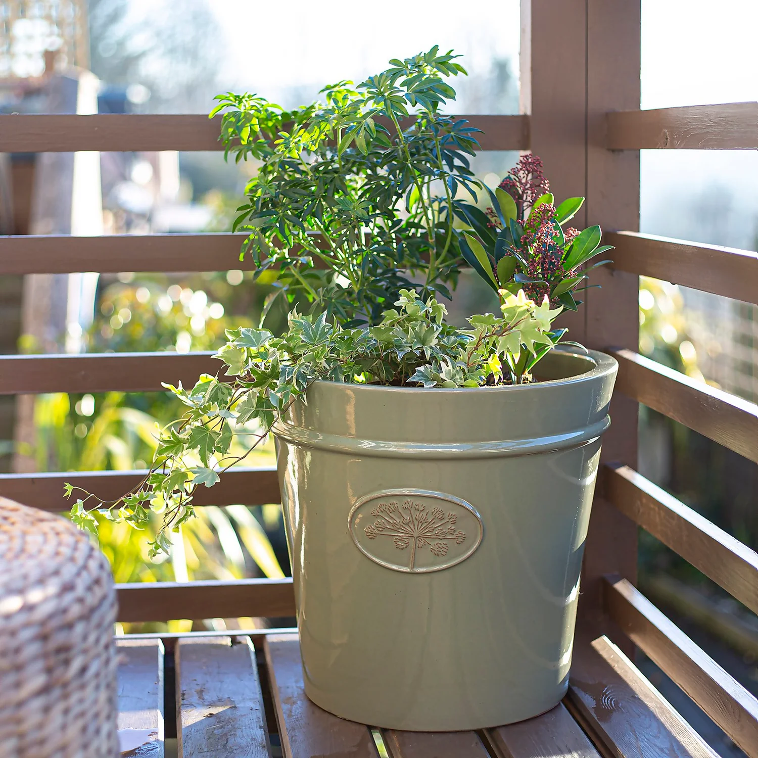 Country Living Heritage Sage Cone Pot - 33cm 2 Country Living Heritage Sage Cone Pot - 33cm - Image 2