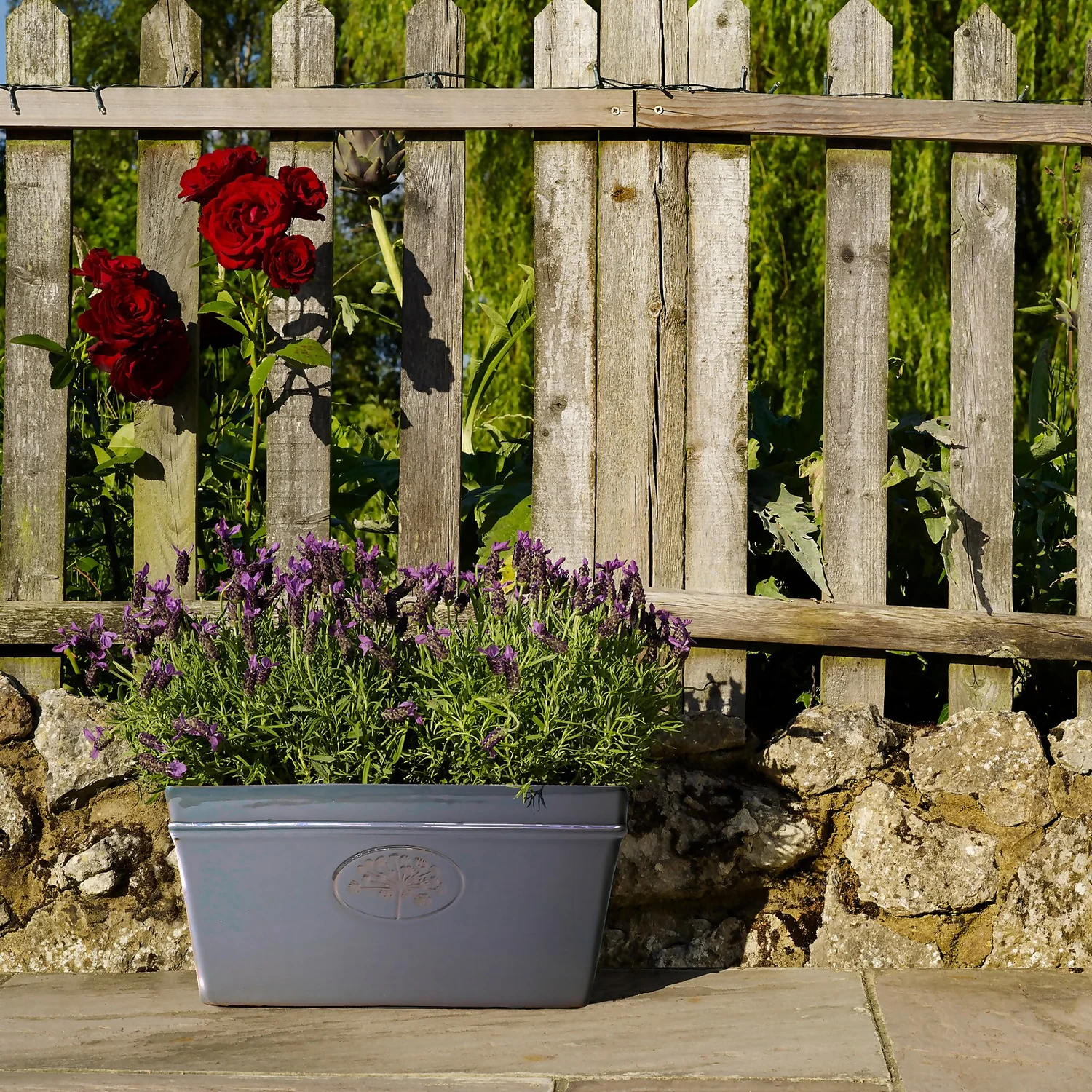 Country Living Heritage Denim Trough - 33cm 2 Country Living Heritage Denim Trough - 33cm - Image 2