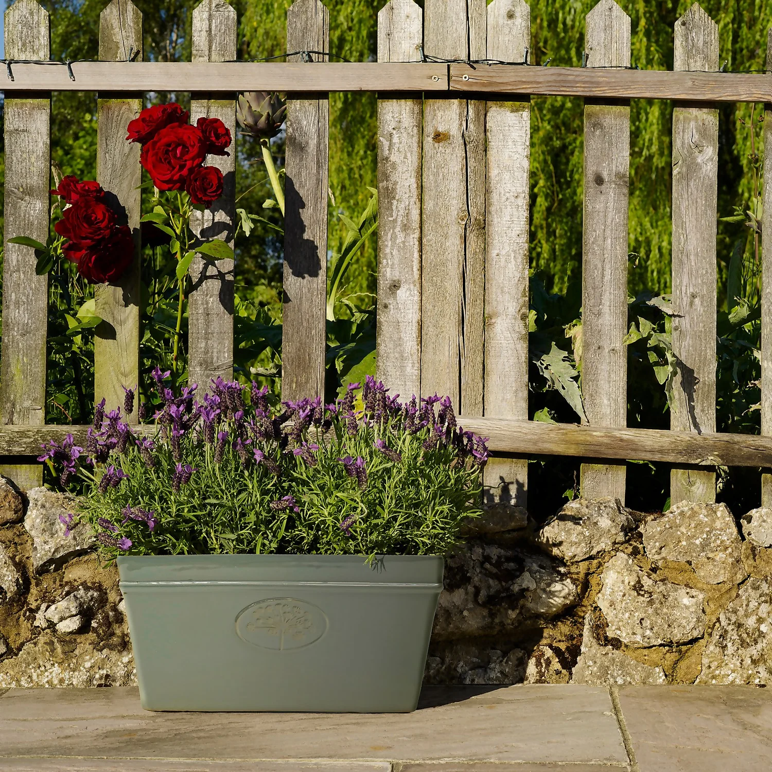 Country Living Heritage Sage Trough - 45cm 2 Country Living Heritage Sage Trough - 45cm - Image 2