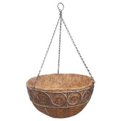 35 Cm Distress Finish Hanging Basket With Coco Liner -Deals A Sunlit Garden Store 13193949 1054902150164586
