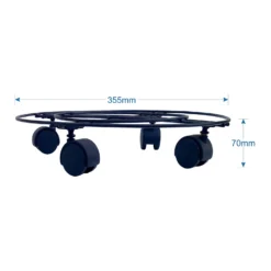 Black Plant Pot Caddy - 35cm -Deals A Sunlit Garden Store 13193961 1534902150200859