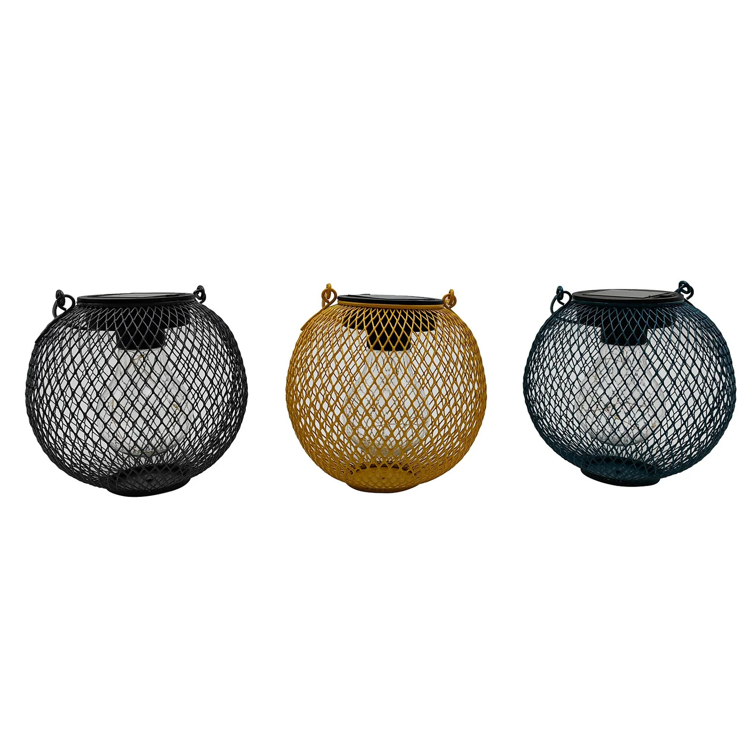 Homebase Edit Solar Solar Mesh Lantern 2 Homebase Edit Solar Solar Mesh Lantern - Image 2