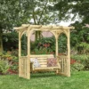 Anchor Fast FSC Milldale Swing Seat With Arbour