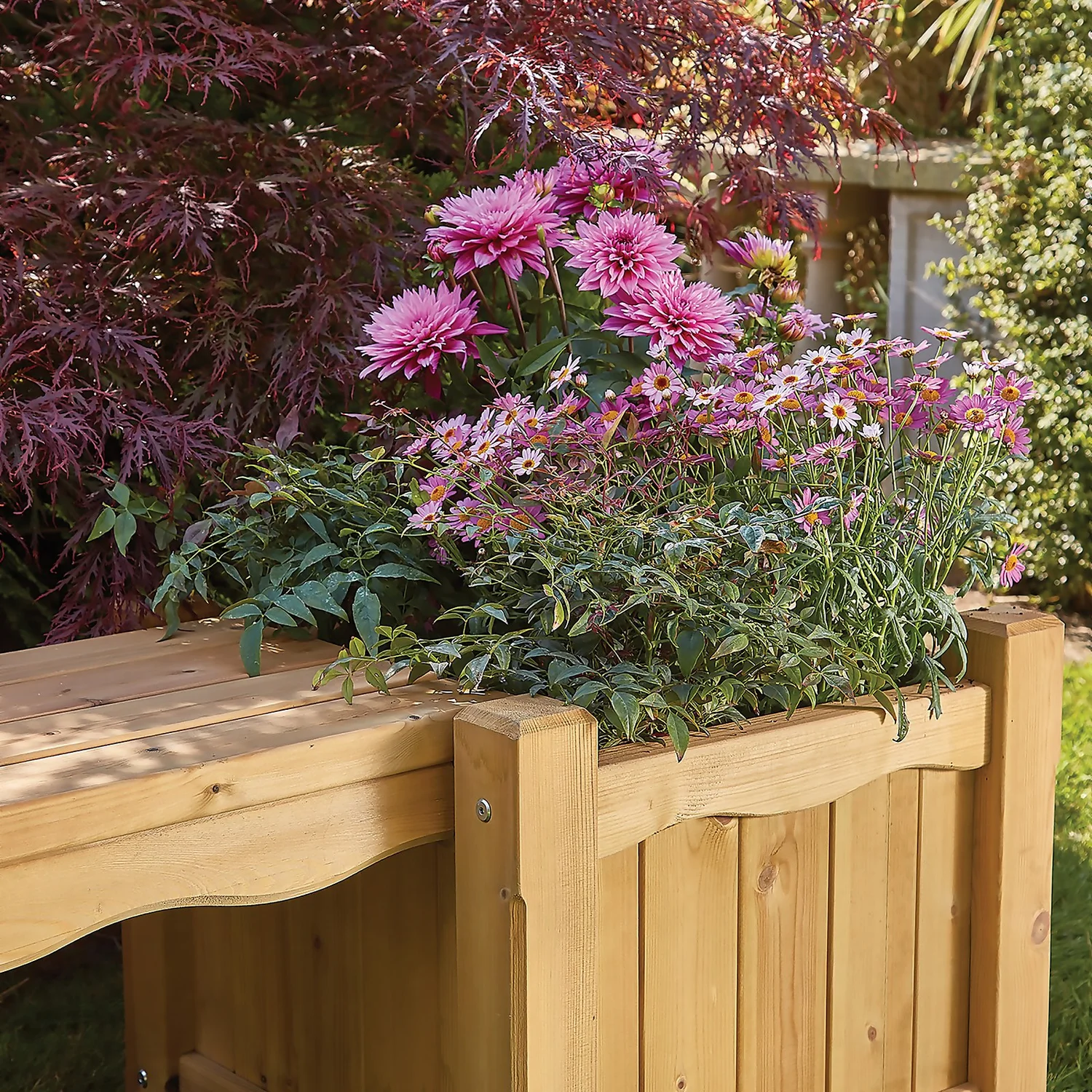 Anchor Fast FSC RHS Bench With Planters 5 Anchor Fast FSC RHS Bench With Planters - Image 5