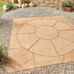 Stylish Stone Chantry Squaring Off Paving Kit 1.5m Gold -Deals A Sunlit Garden Store 13452076 1344935333791052