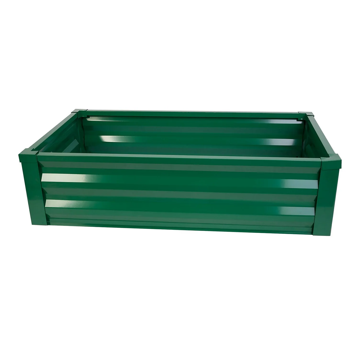 Panacea Steel Raised Garden Planter - Green 1 Panacea Steel Raised Garden Planter - Green