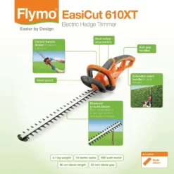 Flymo EasiCut 610XT Hedge Trimmer -Deals A Sunlit Garden Store 13524810 5224936857421032