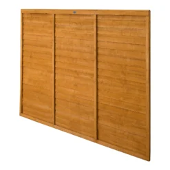 Forest Larchlap Fence Panel - 5ft X 6ft
